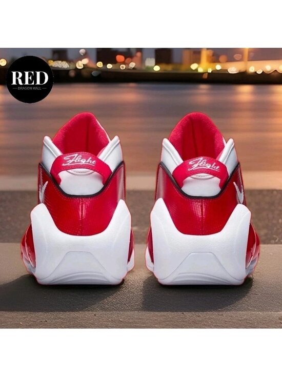 Nike Air Zoom Flight 95 Sneakers Shoes White True Red DX1165-100 - Men\'s Size 12